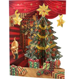 3D Swing Christmas Card "Christmas Tree"