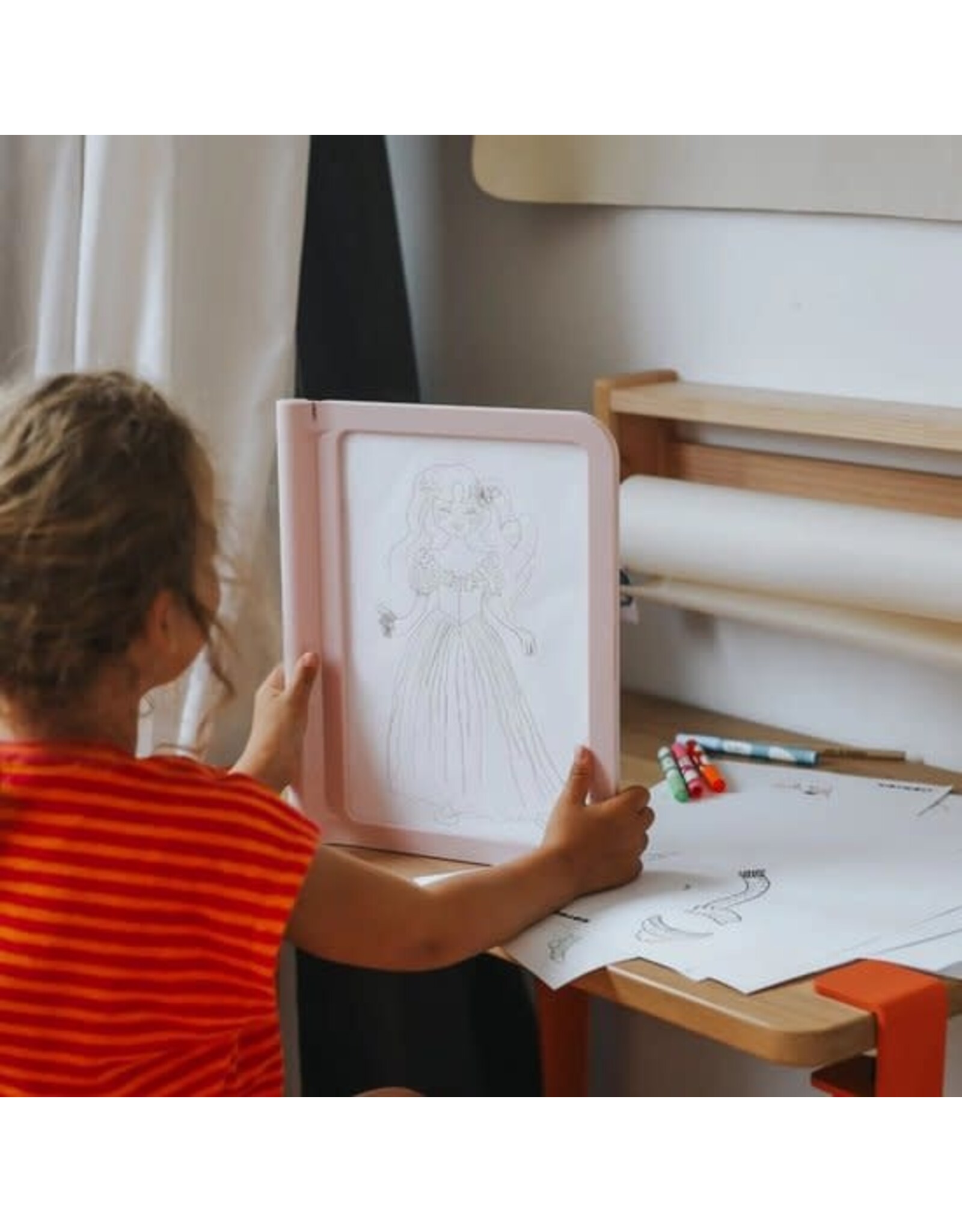 KidyWolf KIDYDRAW-PRO mobiele en lichtgevende tablet Roze