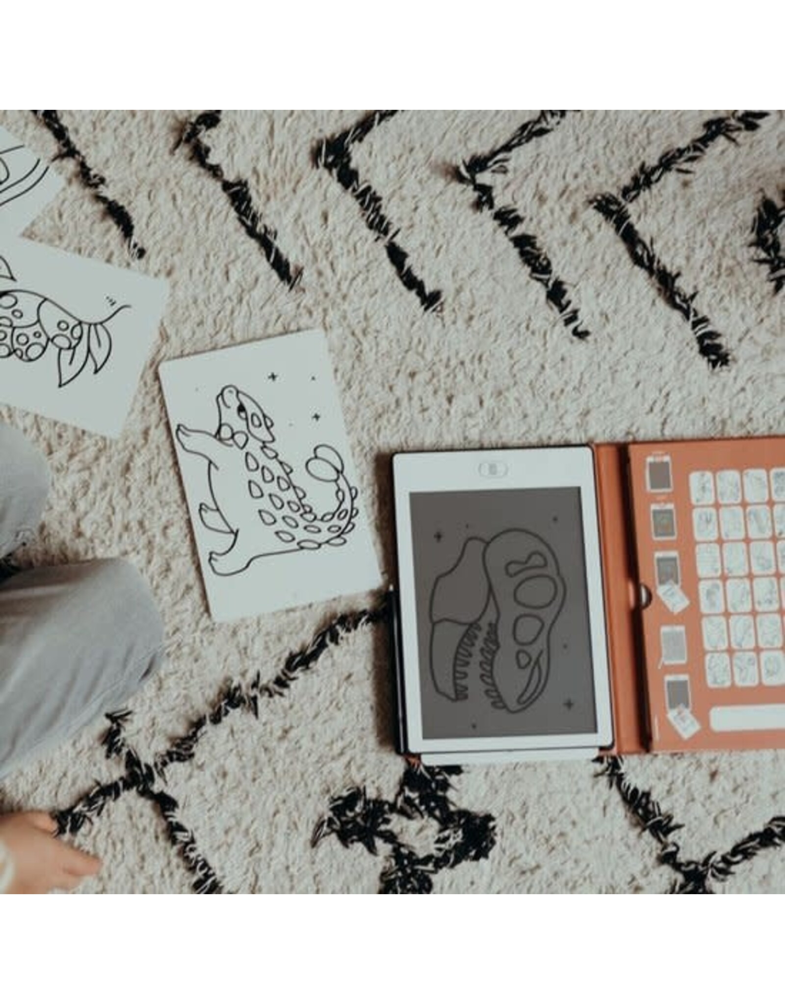 KidyWolf REFIL KIDYDRAW Mini - Dinosaurussen & Sterrenstelsel