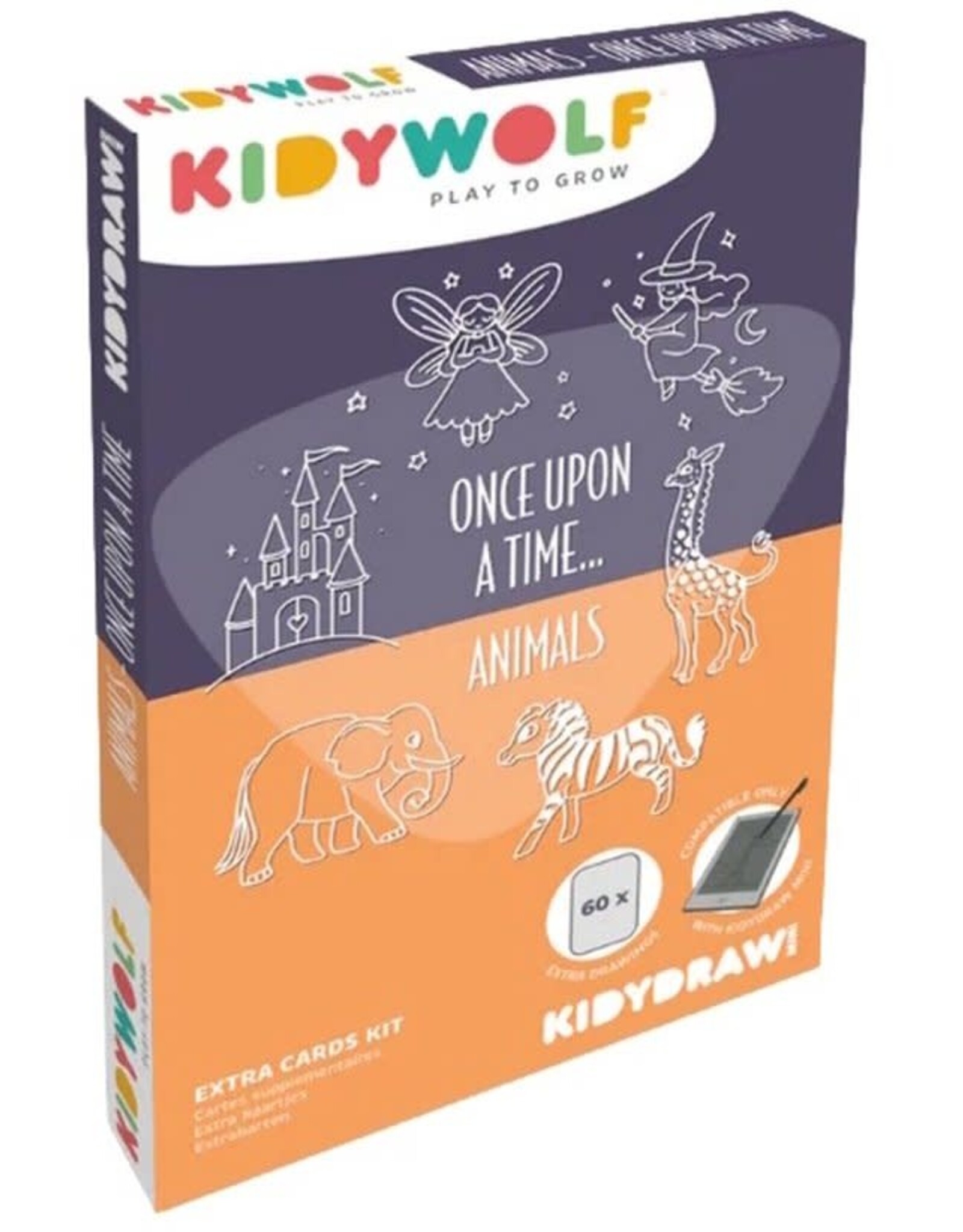 KidyWolf REFIL KIDYDRAW Mini - Er was eens & Dieren
