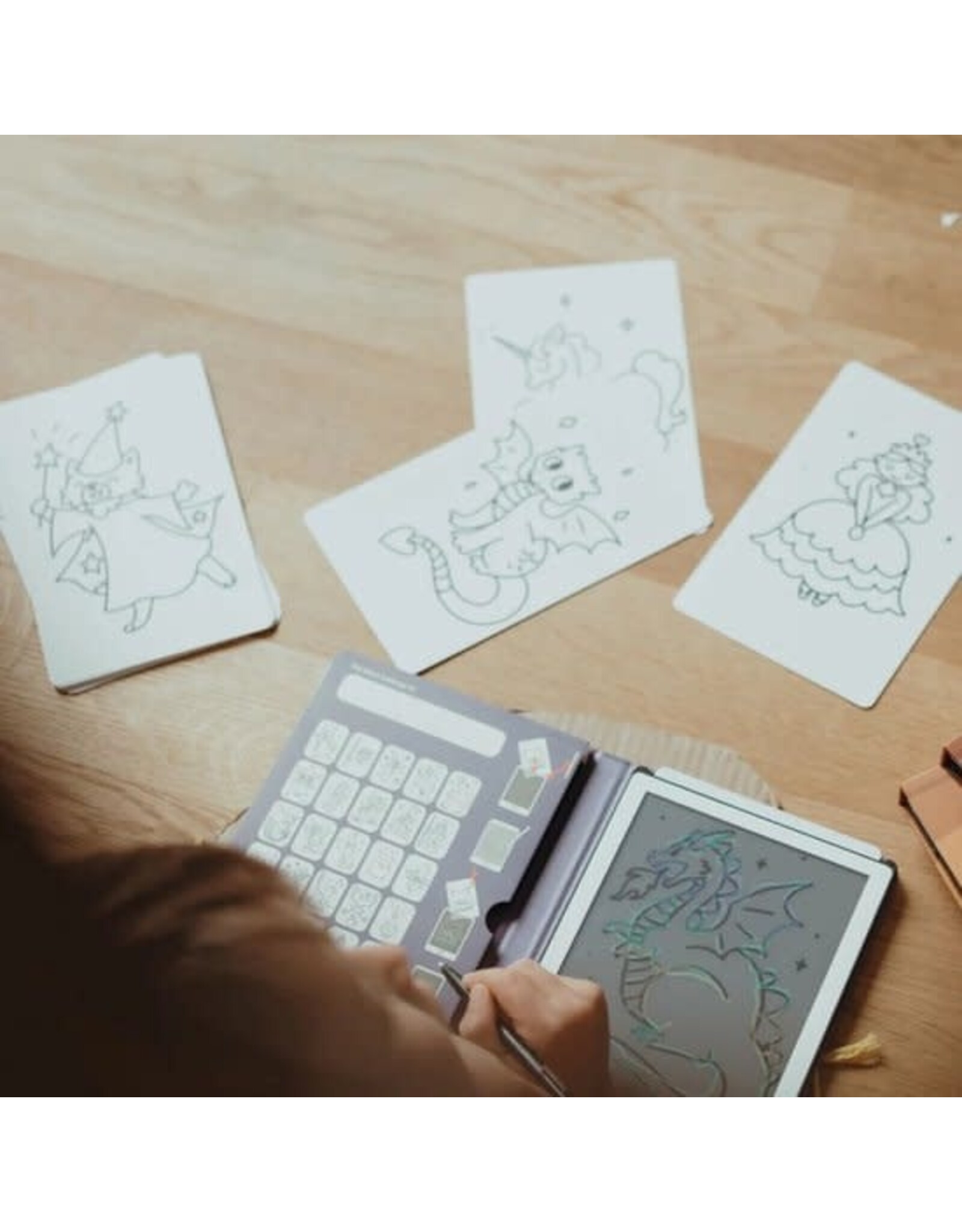 KidyWolf REFIL KIDYDRAW Mini - Er was eens & Dieren