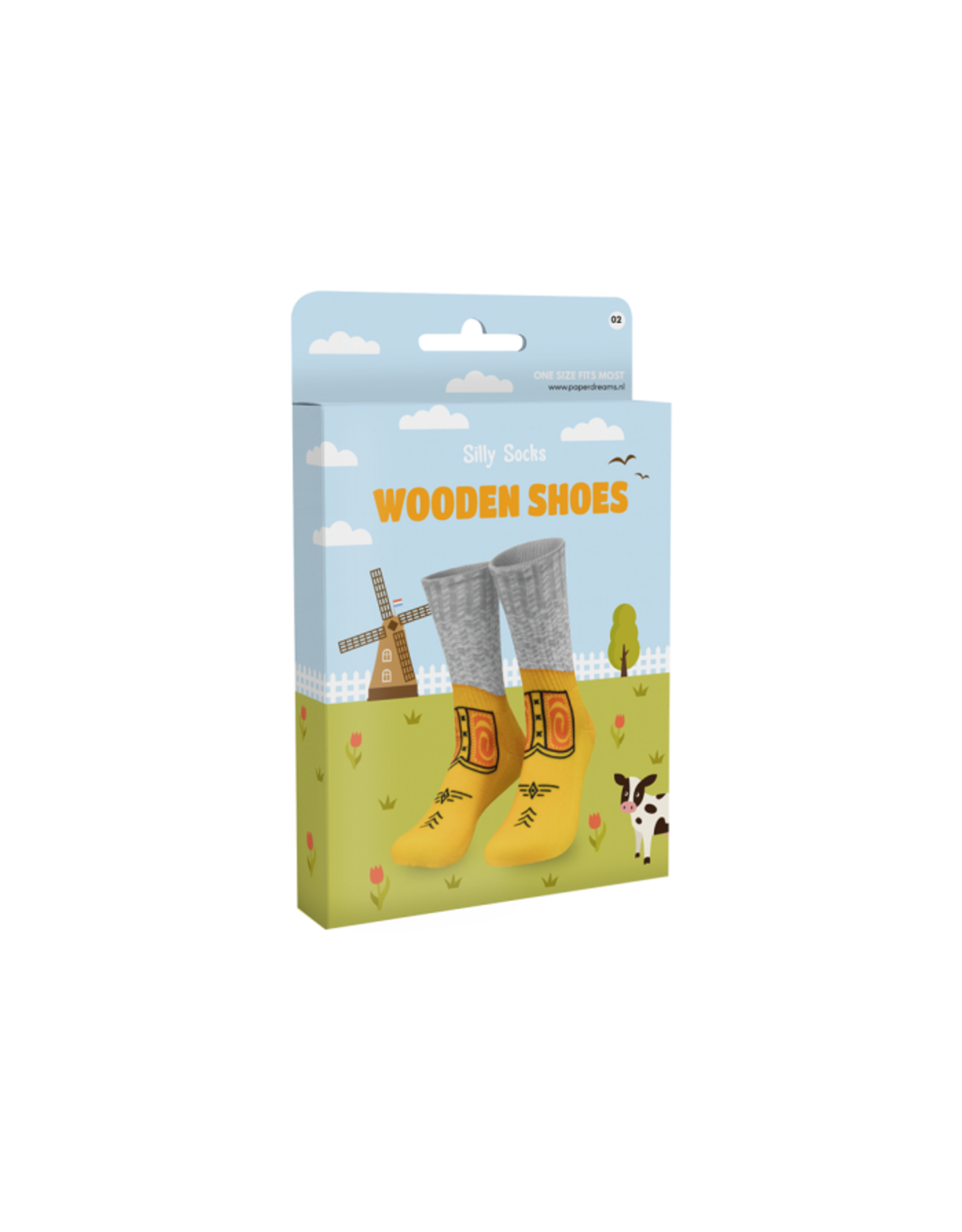 pd party Silly Socks - Wooden Shoes