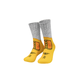 pd party Silly Socks - Wooden Shoes