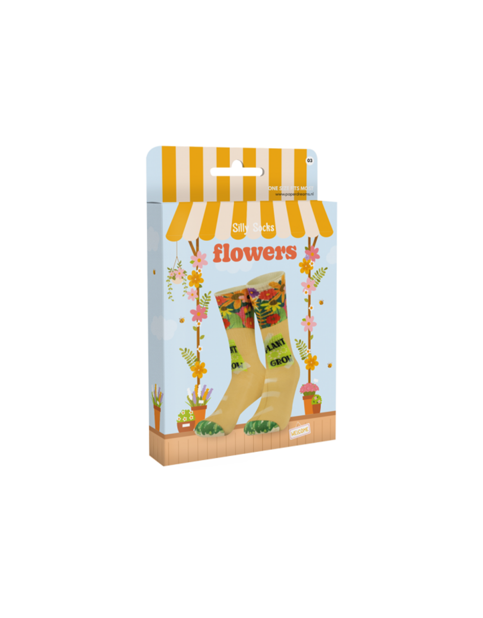 pd party Silly Socks - Flowers