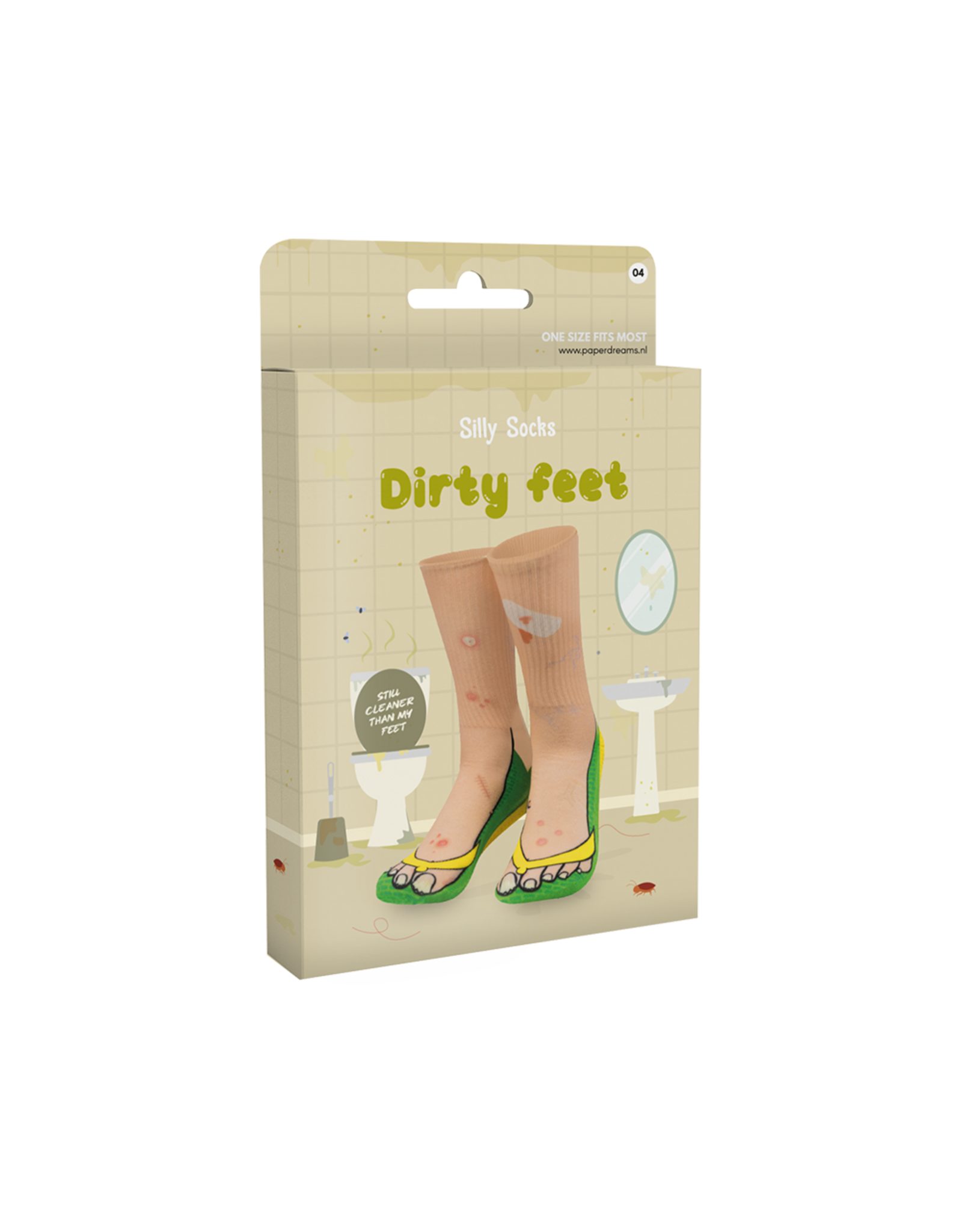 pd party Silly Socks - Dirty Feet