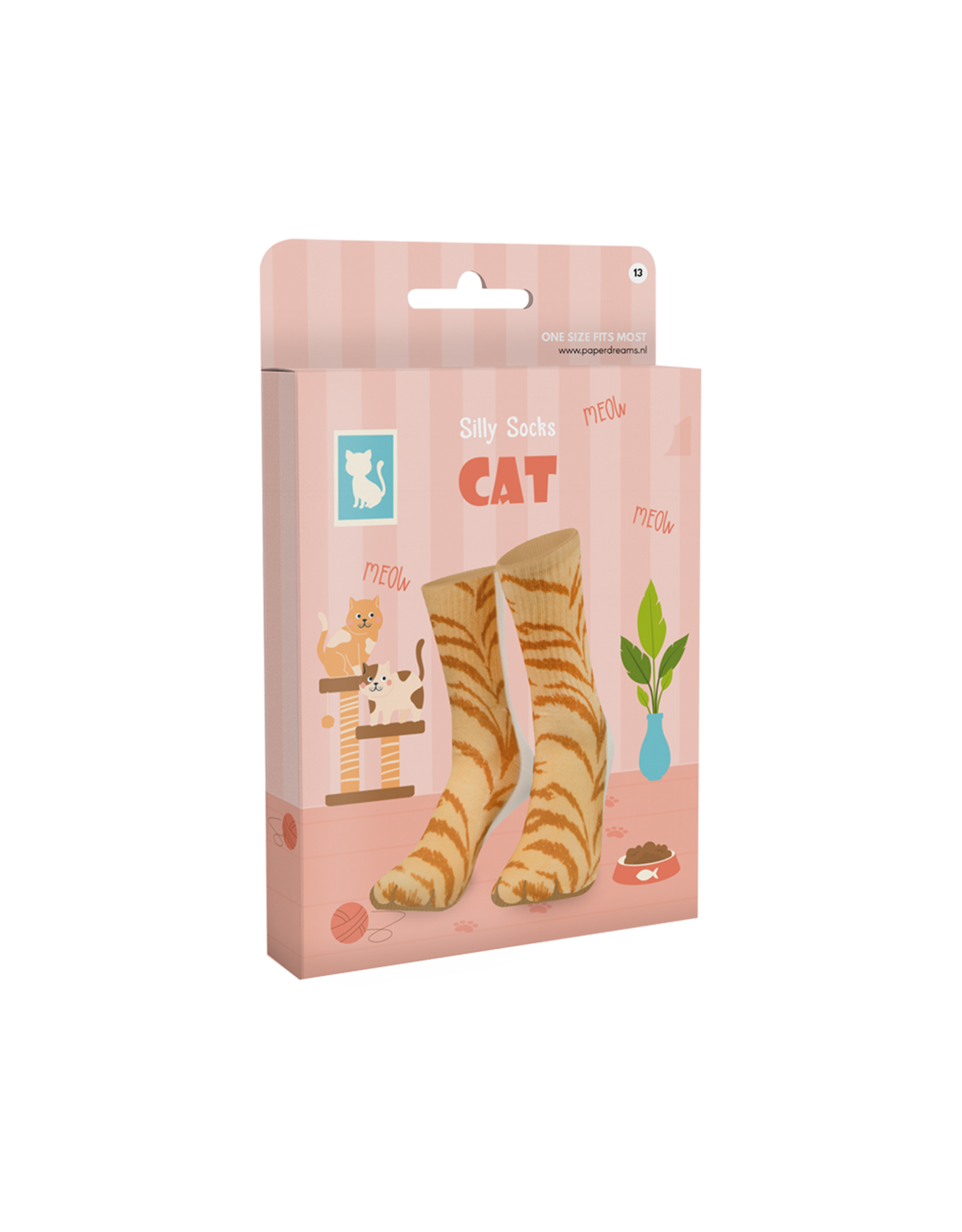 pd party Silly Socks - Cat