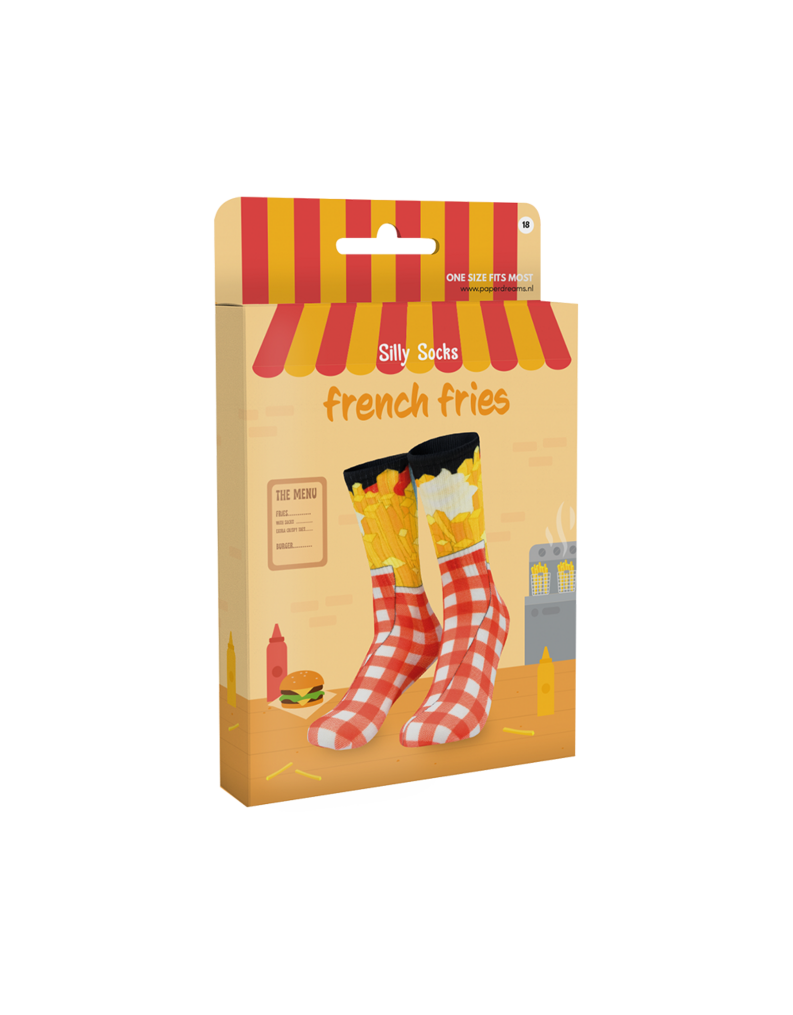 pd party Silly Socks - French Fries