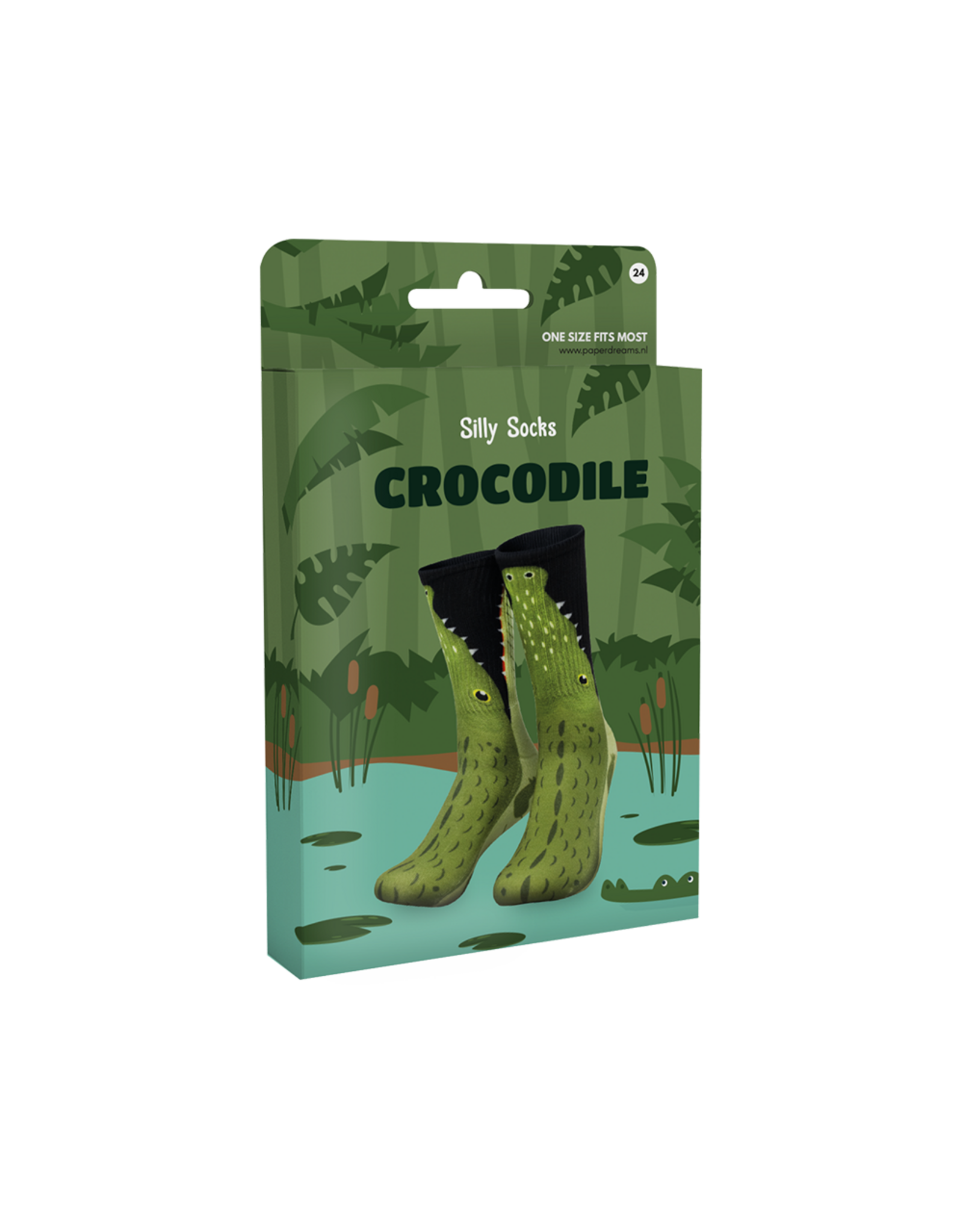 pd party Silly Socks - Crocodile