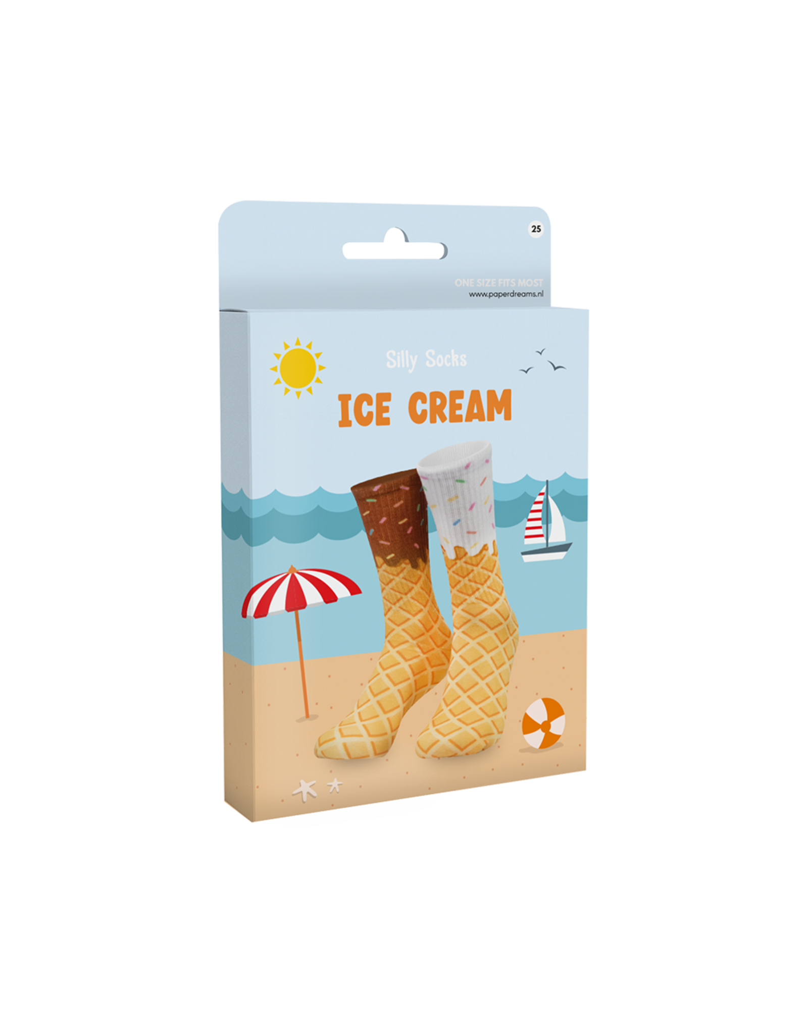 pd party Silly Socks - Ice Cream