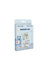 pd party Silly Socks - Broken Leg