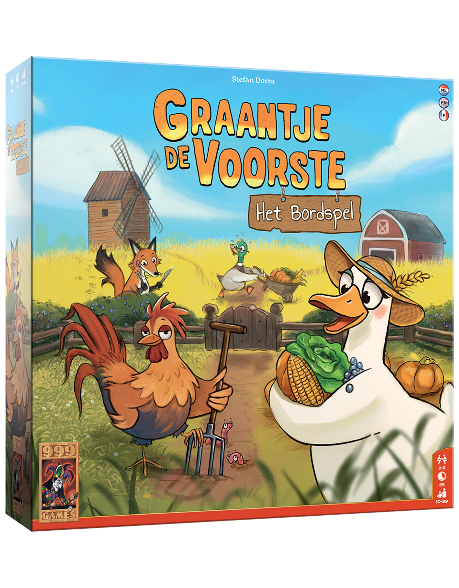 999 Games Graantje De Voorste: Het Bordspel