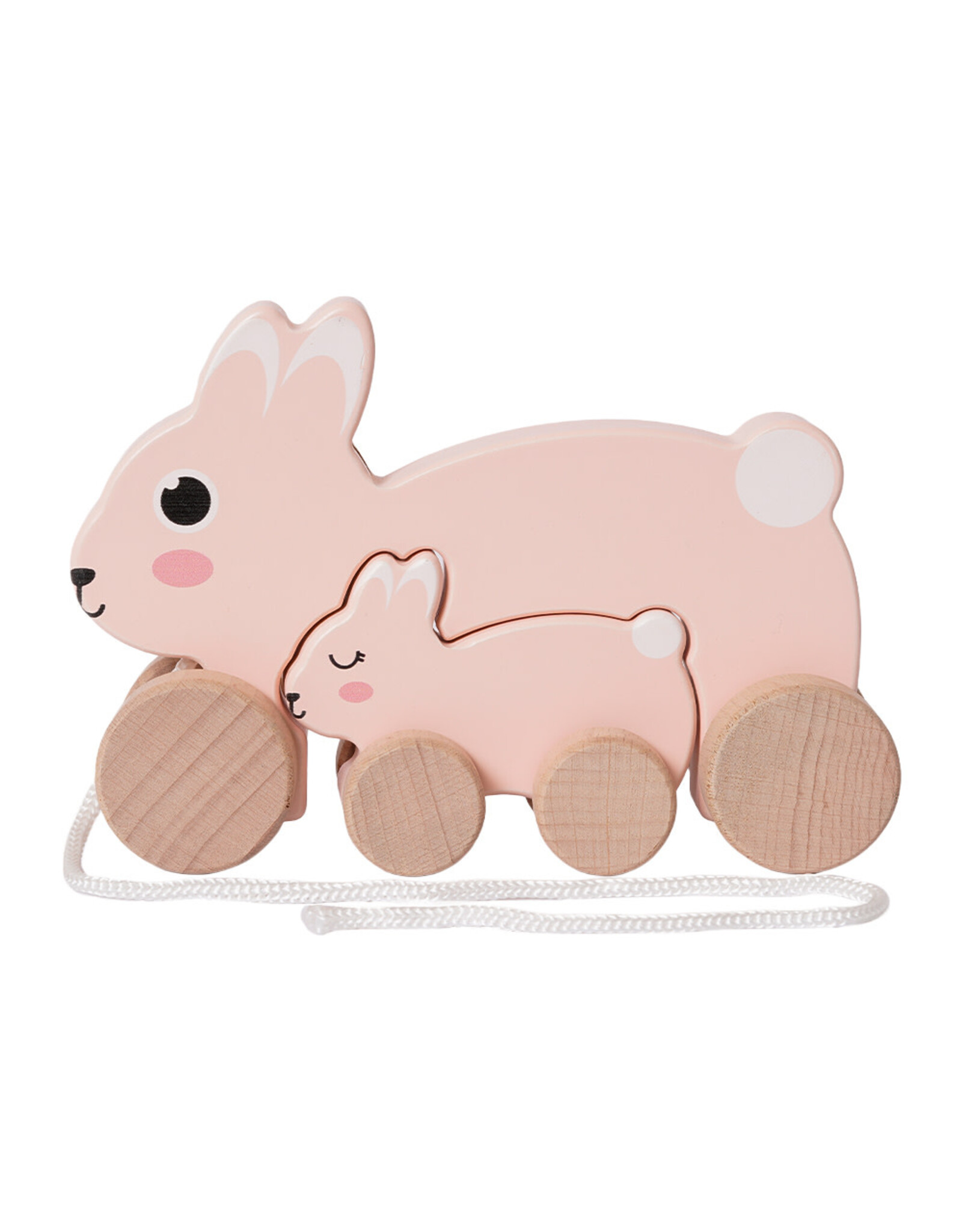 Houten Trekdier Konijn