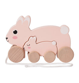 Houten Trekdier Konijn