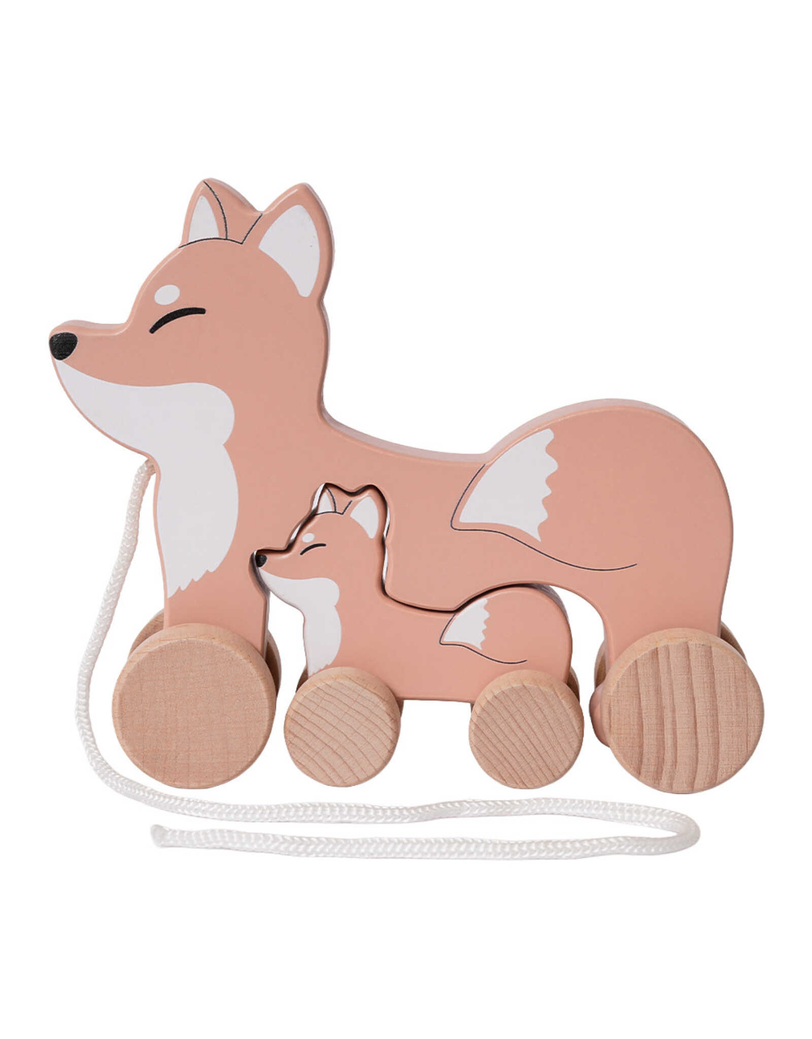Houten Trekdier Vos