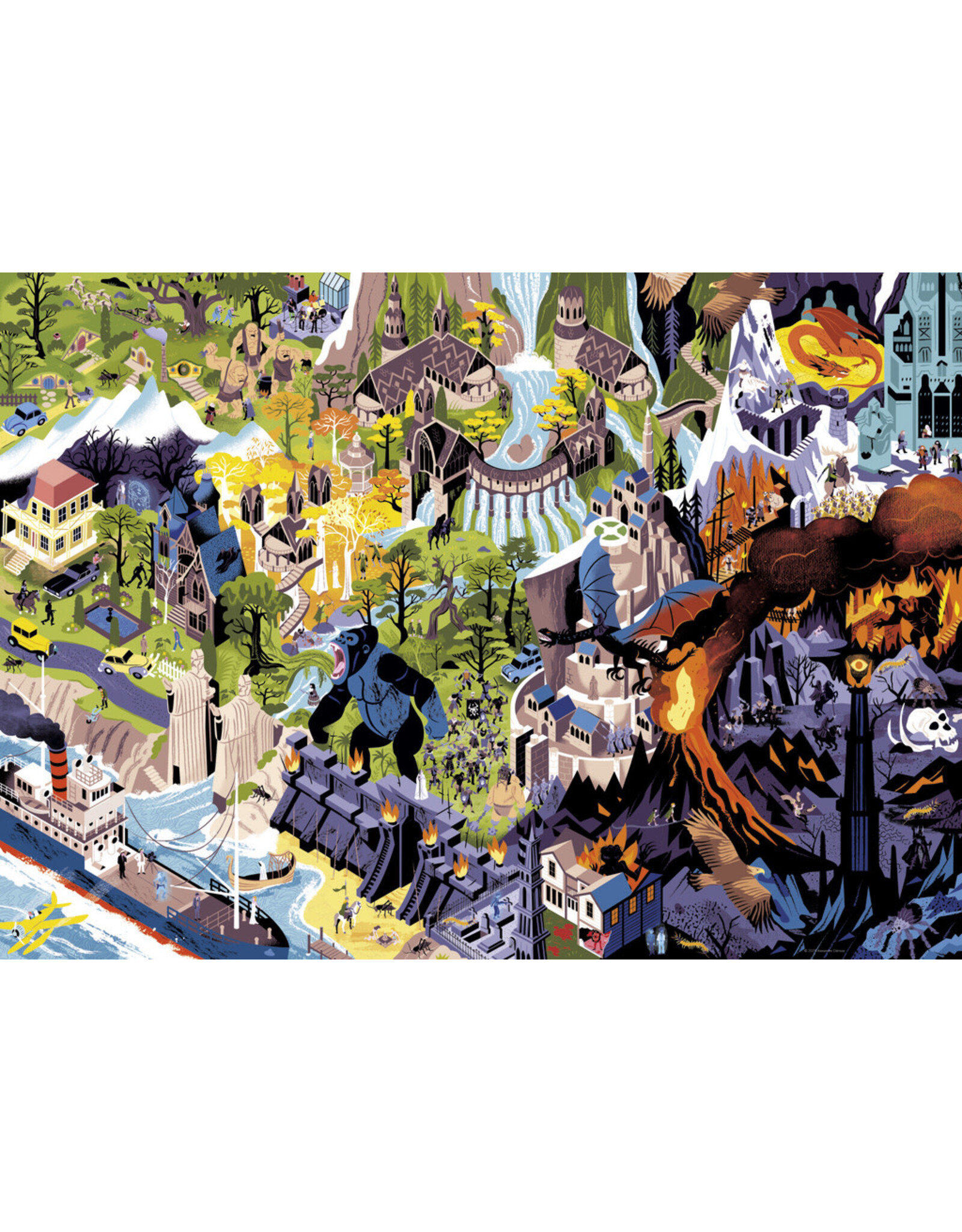 Heye Masters Puzzel "Peter Jackson Films"