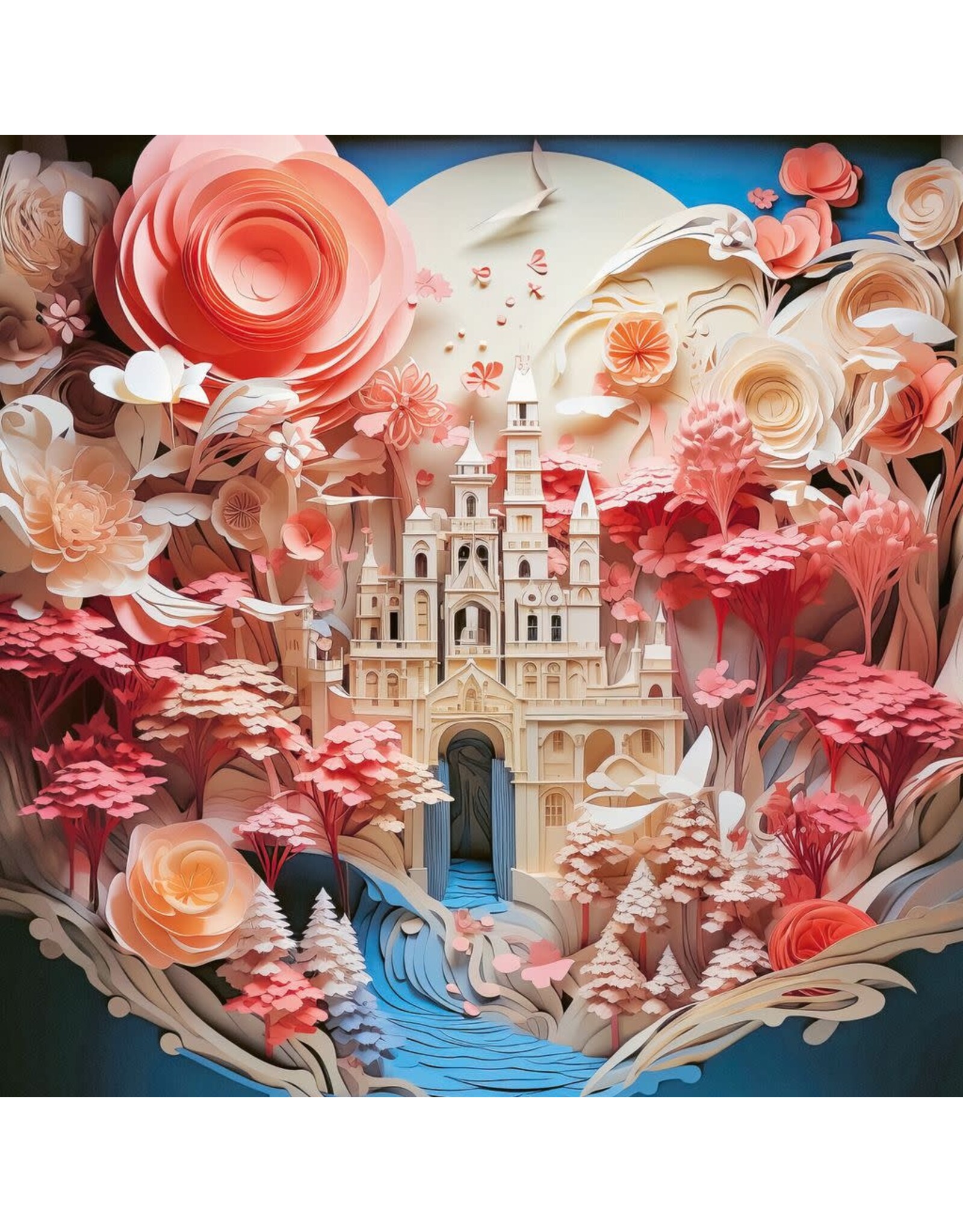 Heye Paper-Like Puzzel "White Castle"