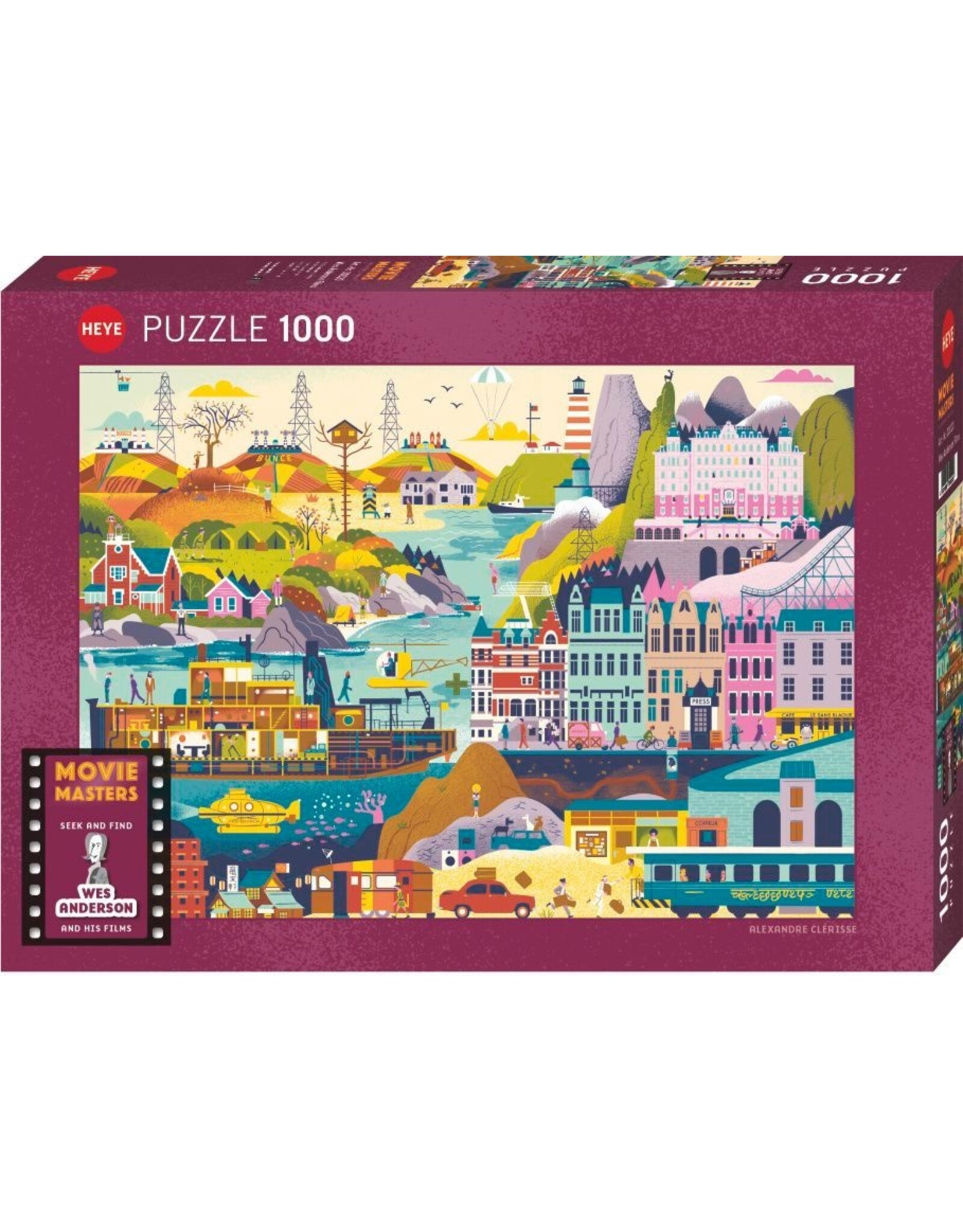 Heye Movie Masters Puzzel  "Wes Anderson Films"