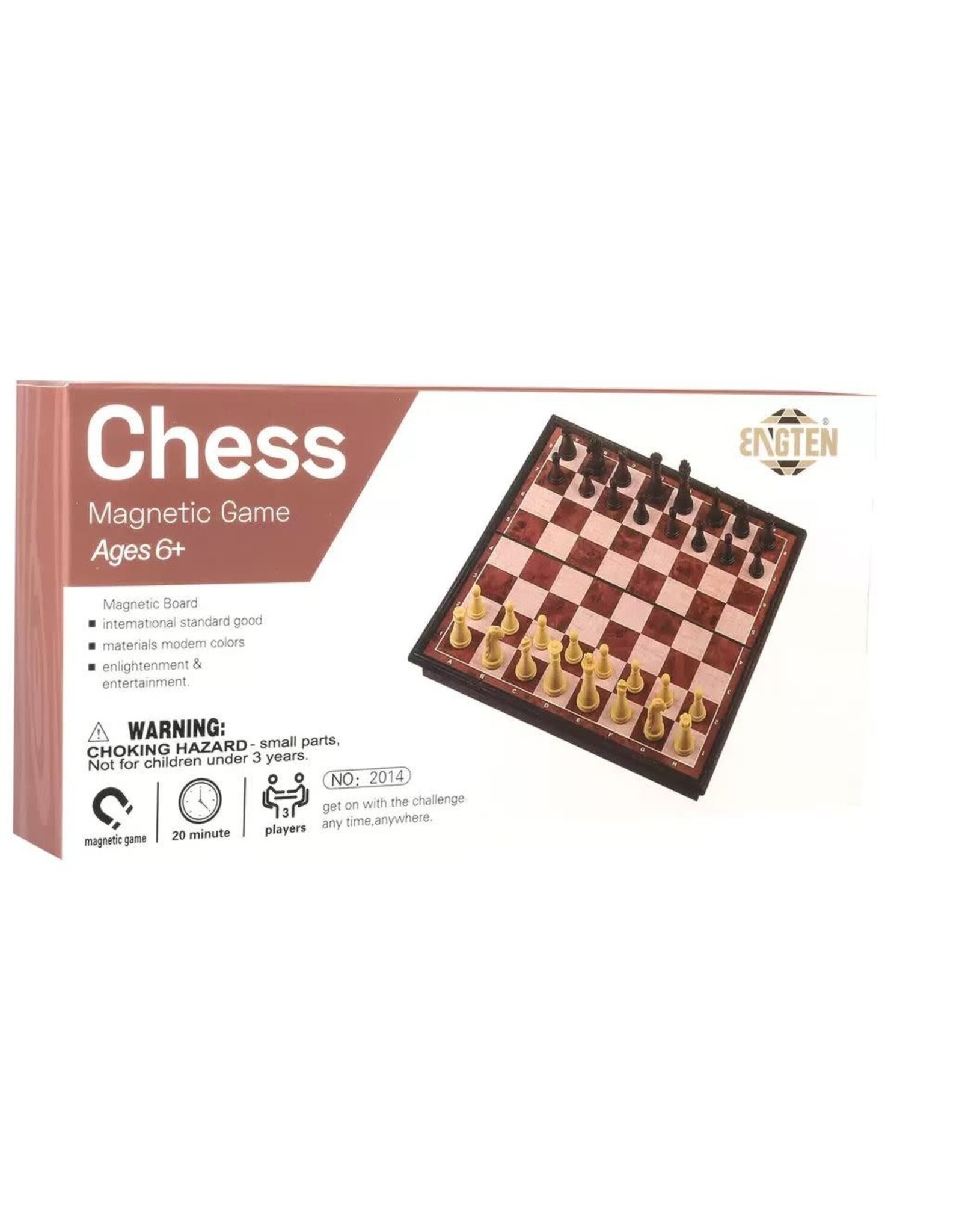 Schaakset Bruin Magnetisch