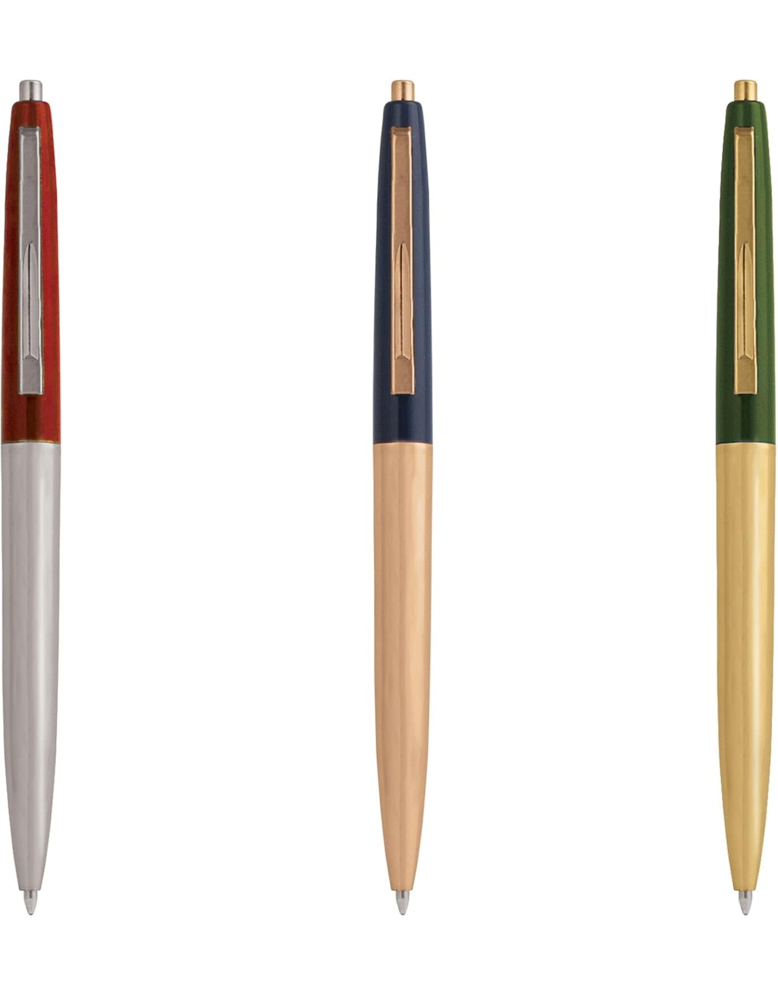 Retro Metalen Pennen (3 st)