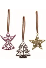 Metal Glitter Pendant