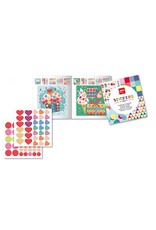 APLI Stickerkaarten in Blik ''Feest''