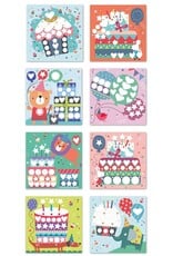 APLI Stickerkaarten in Blik ''Feest''