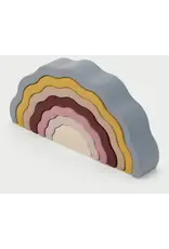 Tickit Silisoft Wobbel Regenboog (Aarde Kleuren)