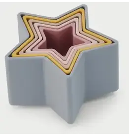 Tickit Silisoft Ster Vormige Stapelbekers (Aarde Kleuren)