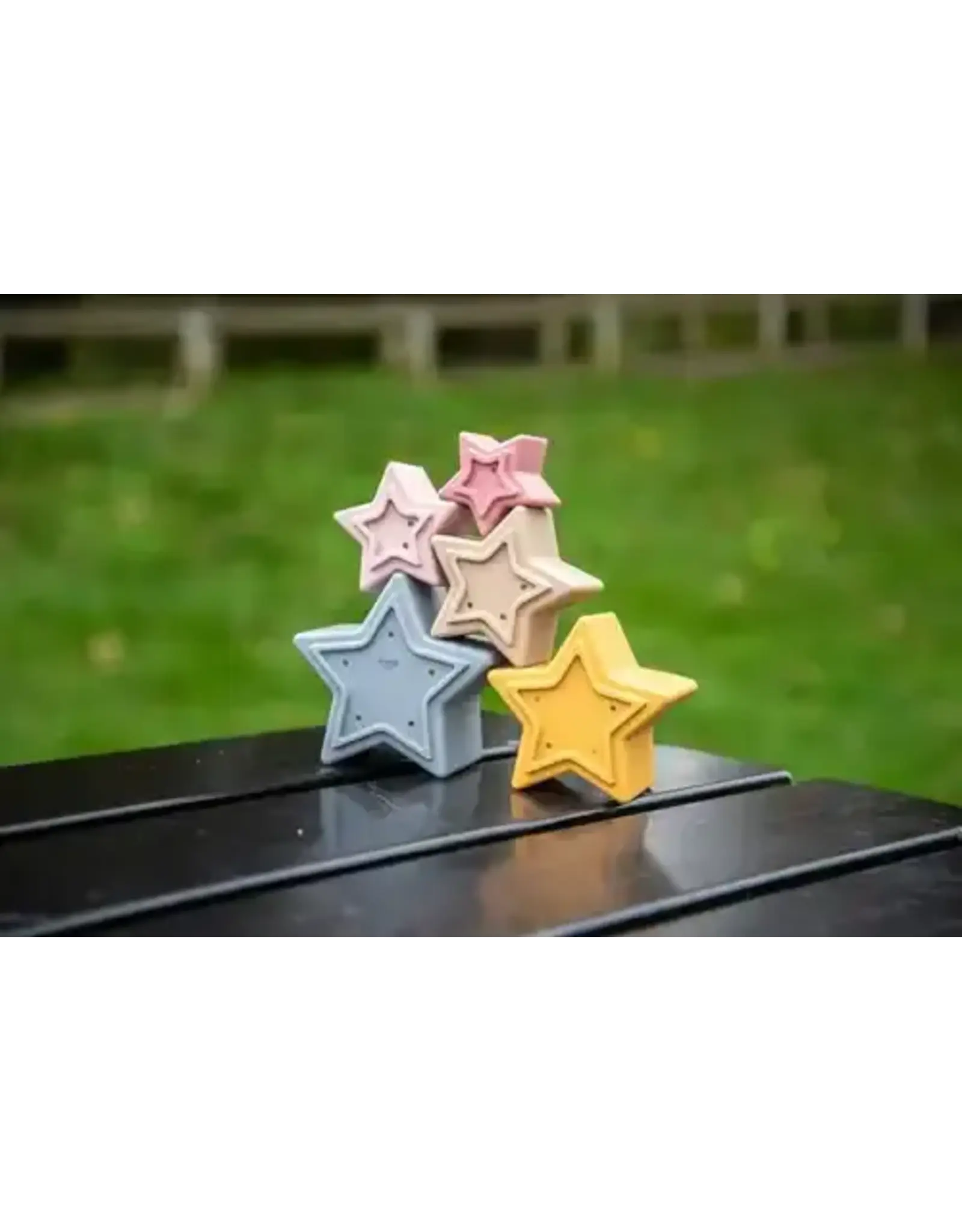 Tickit Silisoft Ster Vormige Stapelbekers (Aarde Kleuren)