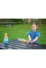 Tickit Silisoft Ster Vormige Stapelbekers (Aarde Kleuren)