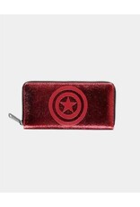 Marvel Zip Around Wallet - Metallic Shield