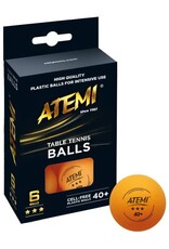 Atemi Tafeltennisballen Oranje 3 ster