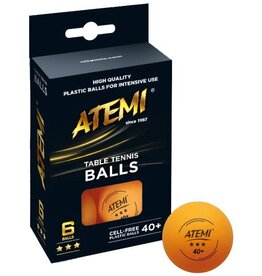 Atemi Tafeltennisballen Oranje 3 ster