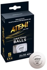 Atemi Tafeltennisballen Wit 3 ster