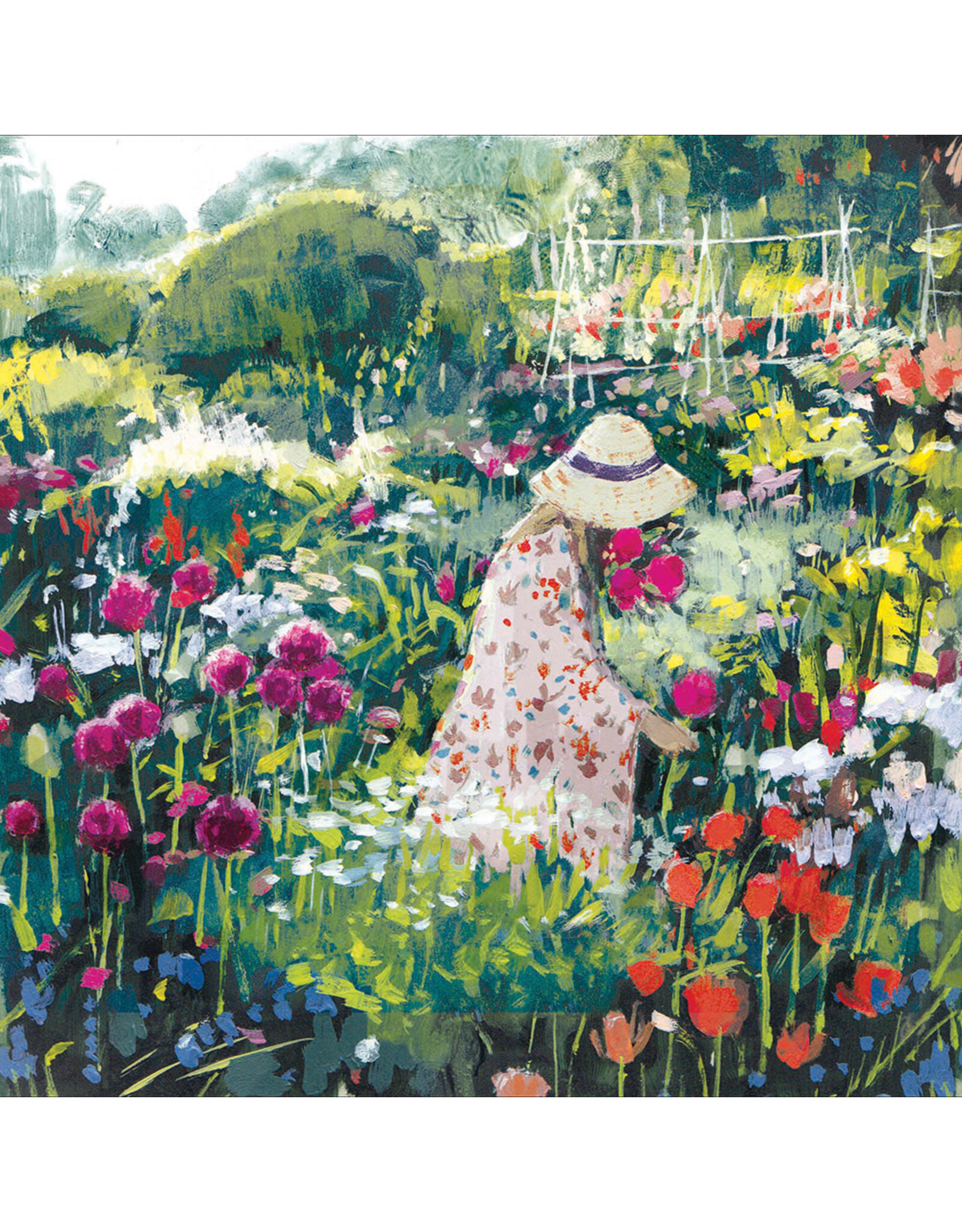 Woodmansterne Acrylic on Board "gift from the garden”