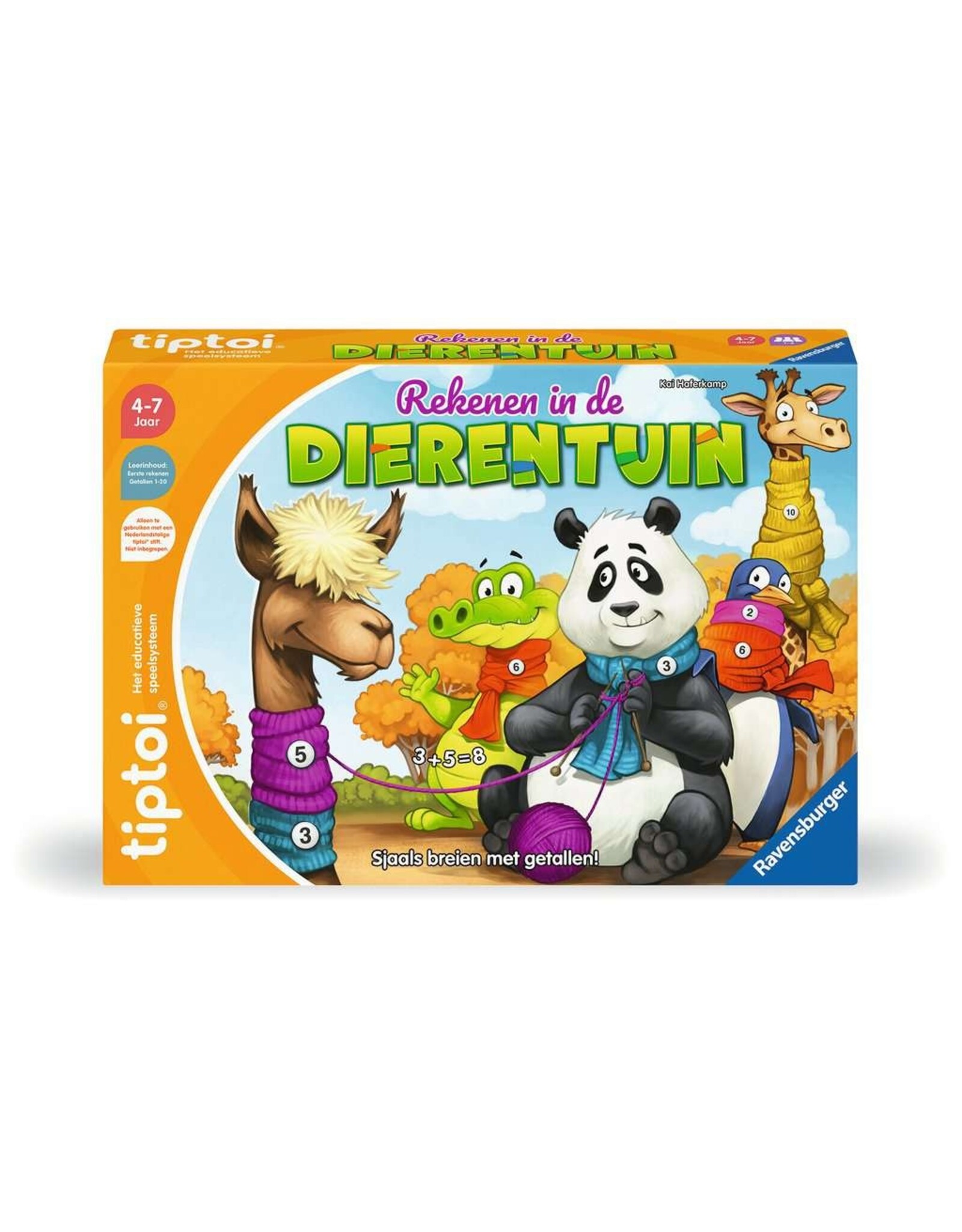 Ravensburger tiptoi Rekenen In De Dierentuin