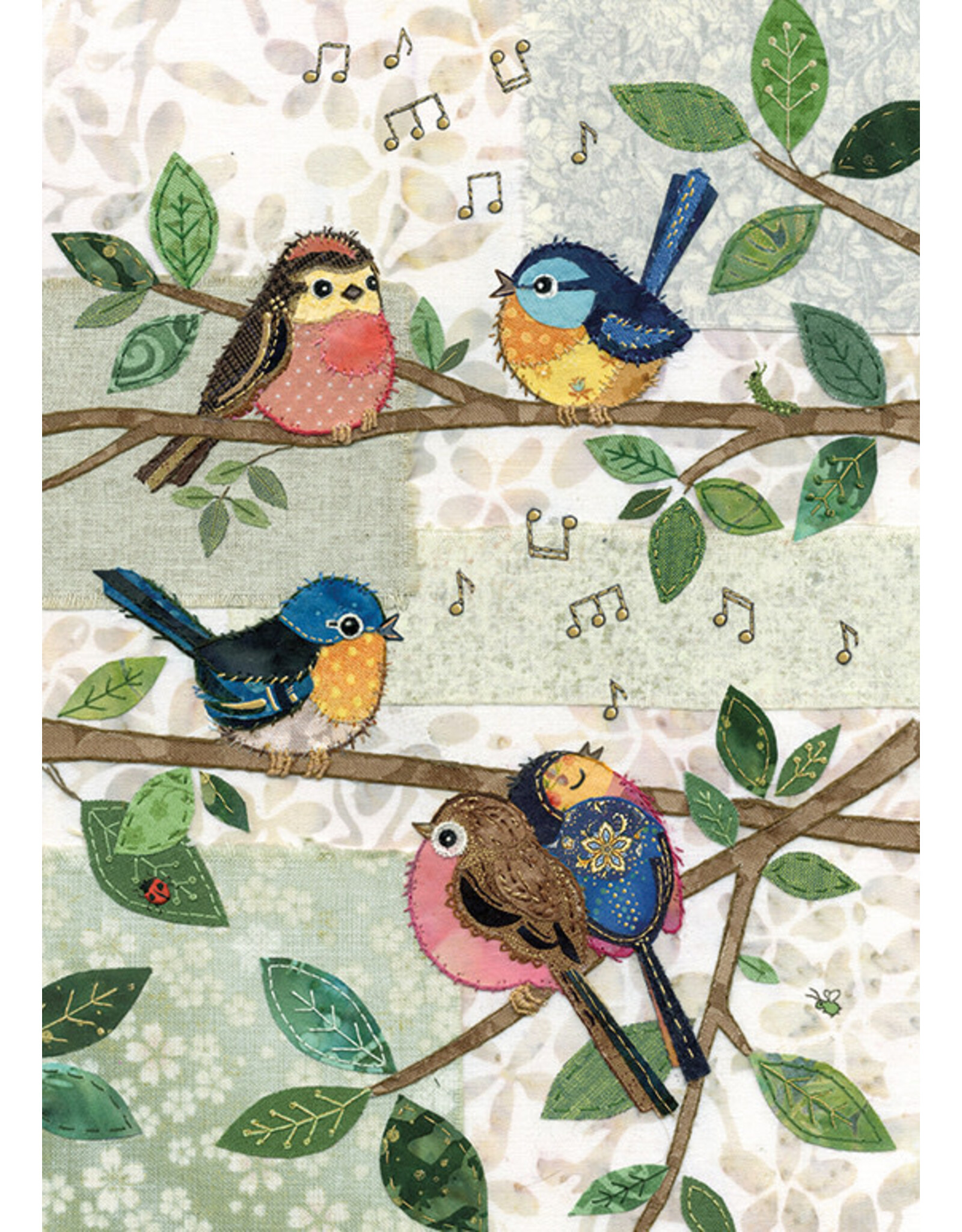BugArt Amy's Cards (BugArt) "Bird Chorus"