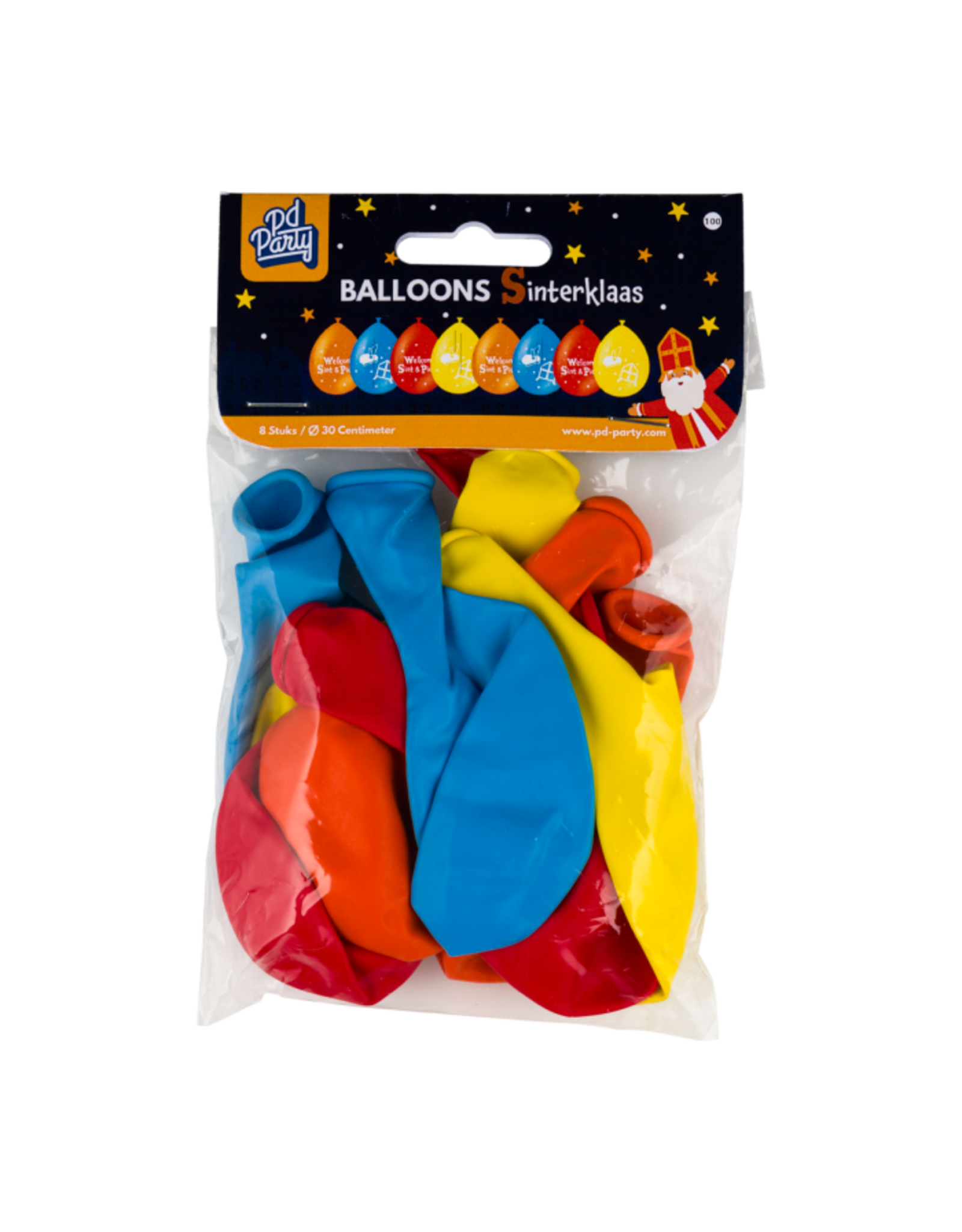 pd party Party Ballonnen - Welkom Sint & Piet (8 st)