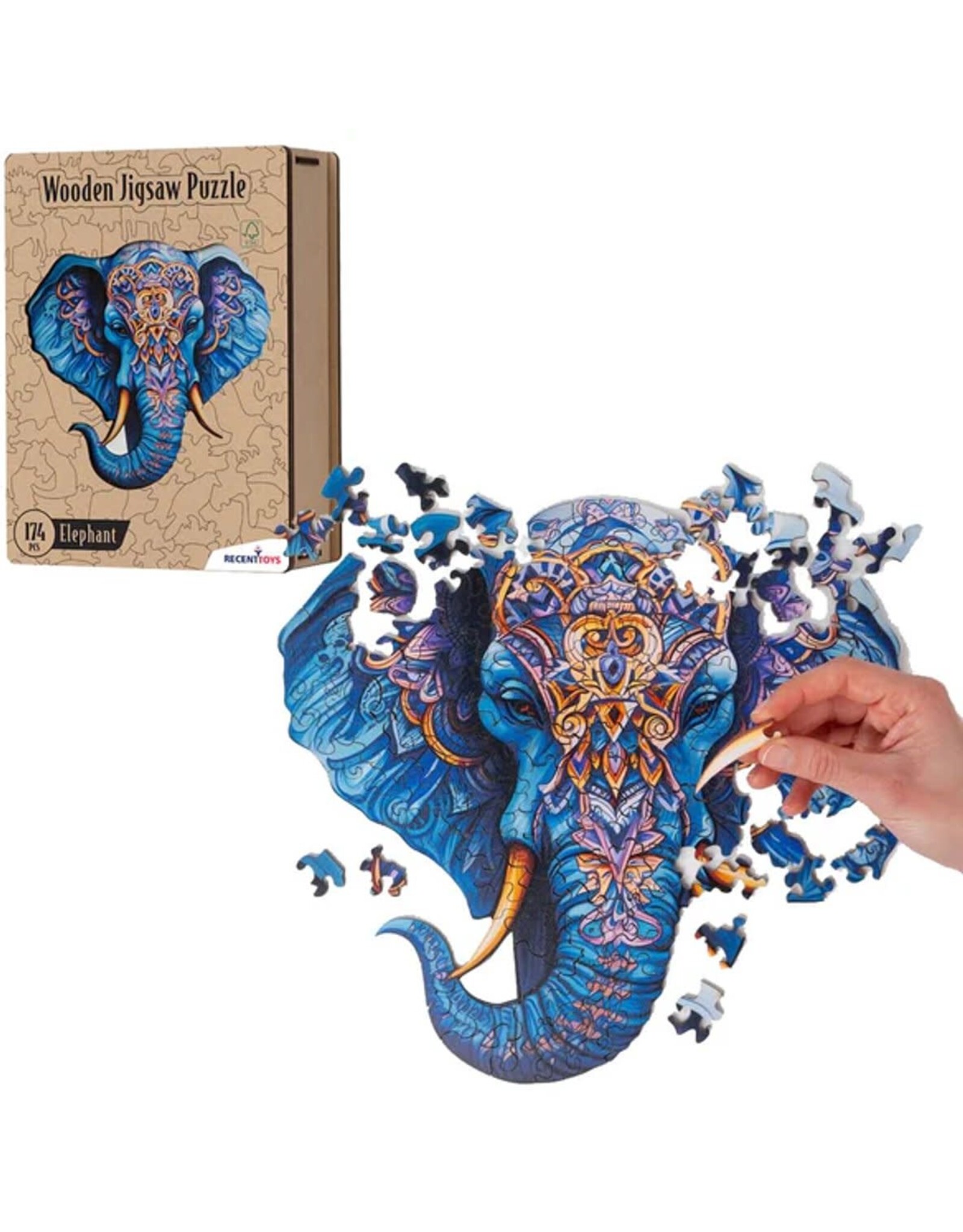 Recent Toys Wooden Jigsaw Puzzle