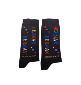 Nooitgedacht Cadeau Naamsokken Heren - Herman (kleur)