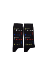 Nooitgedacht Cadeau Naamsokken Heren - Finn (kleur)