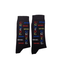 Nooitgedacht Cadeau Naamsokken Heren - Daniel (kleur)