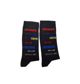 Nooitgedacht Cadeau Naamsokken Heren - Nick (kleur)