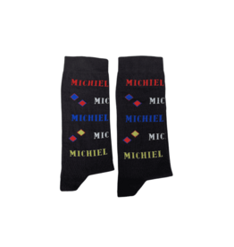 Nooitgedacht Cadeau Naamsokken Heren - Michiel (kleur)