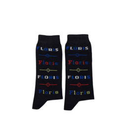Nooitgedacht Cadeau Naamsokken Heren - Floris (kleur)