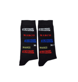 Nooitgedacht Cadeau Naamsokken Heren - Marco (kleur)