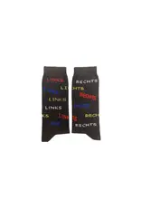 Nooitgedacht Cadeau Herensokken - Links/Rechts (kleur)