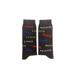 Nooitgedacht Cadeau Herensokken - Links/Rechts (kleur)