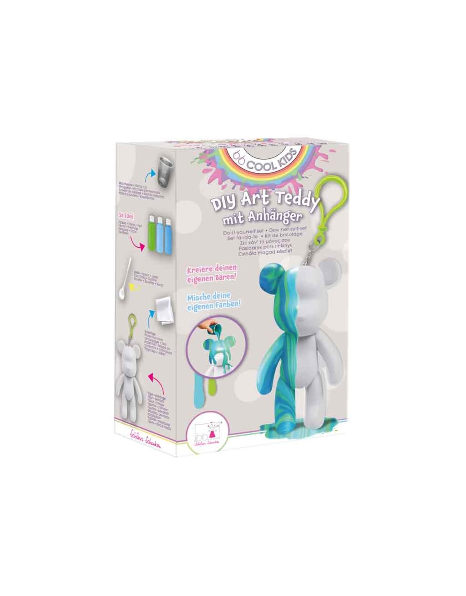 Schönes Schenken DIY Art Teddy mit Anhänger