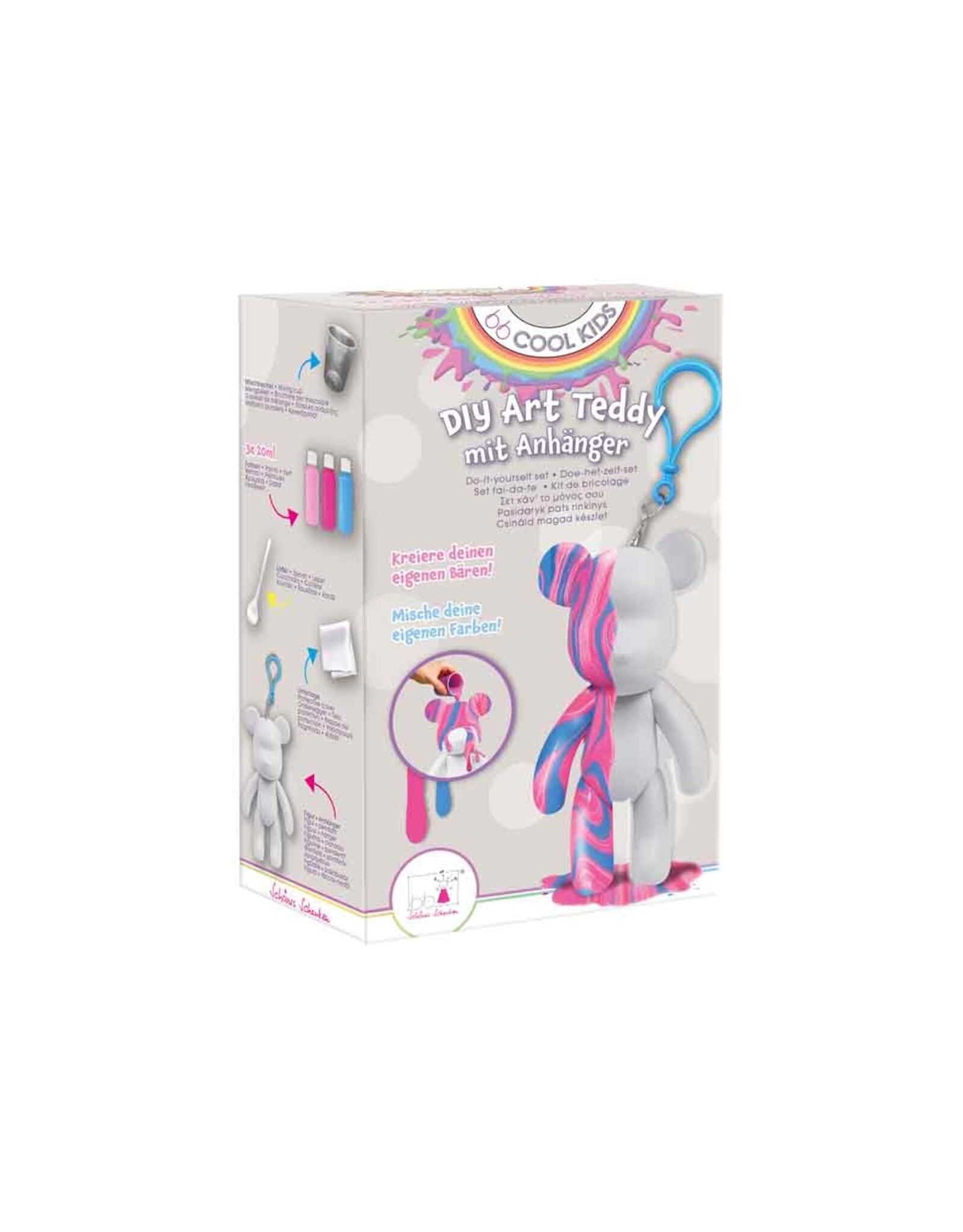 Schönes Schenken DIY Art Teddy mit Anhänger